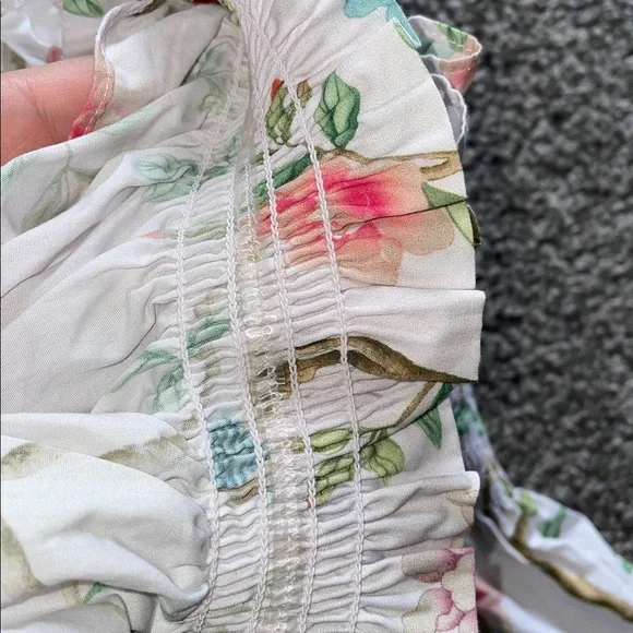 Hill House Home Ellie Nap Dress Diane Hill Pink Floral Midi 2022 Size Medium - Picture 7 of 11